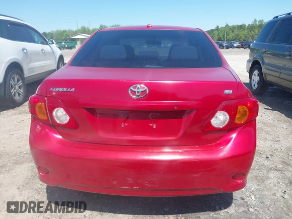 2009 Toyota Corolla with VIN JTDBL40E999080233, listed as a IAAI auction lot 41995330 with 249,789 mi miles. Bid and sale history available at carsss.com. Image 16.