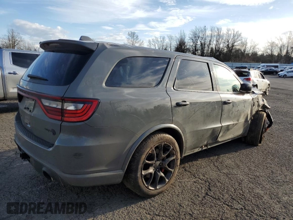 2021 Dodge Durango SRT Hellcat with VIN 1C4SDJH99MC788609, listed as a Copart auction lot 47937025 with Not provided miles and Salvage title. Bid and sale history available at DreamBid. Image 3.