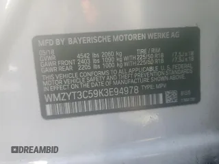 2019 MINI Countryman Cooper S with VIN WMZYT3C59K3E94978, listed as a Copart auction lot 76192184 with 0 mi miles and Non Repairable. Bid and sale history available at carsss.com. Image 14.