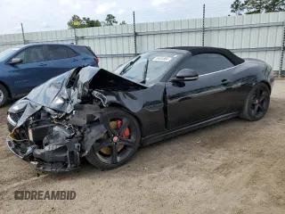 2014 Jaguar XK with VIN SAJWA4EC6EMB54251, listed as a Copart auction lot 59484864 with 75,773 mi miles and Salvage Title. Bid and sale history available at carsss.com. Image 1.