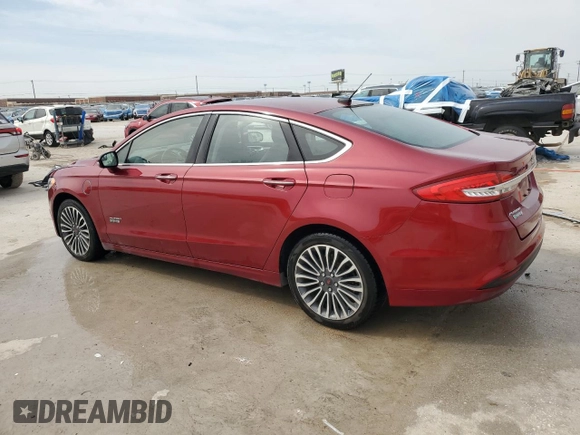 2017 Ford Fusion Energi SE with VIN 3FA6P0PUXHR413821, listed as a Copart auction lot 47833645 with 102,781 mi miles and Salvage Title. Bid and sale history available at carsss.com. Image 2.