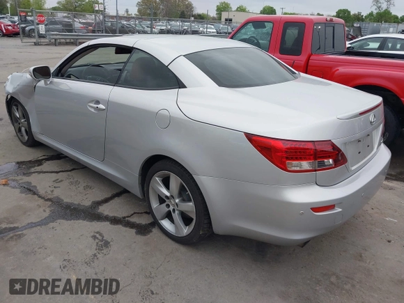 2011 Lexus IS 250 C with VIN JTHFF2C2XB2520729, listed as a IAAI auction lot 41952483 with 226,665 mi miles and . Bid and sale history available at DreamBid. Image 3.