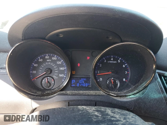 2011 Hyundai Genesis Coupe Grand Touring with VIN KMHHU6KH7BU043433, listed as a Copart auction lot 49282295 with 81,469 mi miles and Salvage title. Bid and sale history available at DreamBid. Image 9.