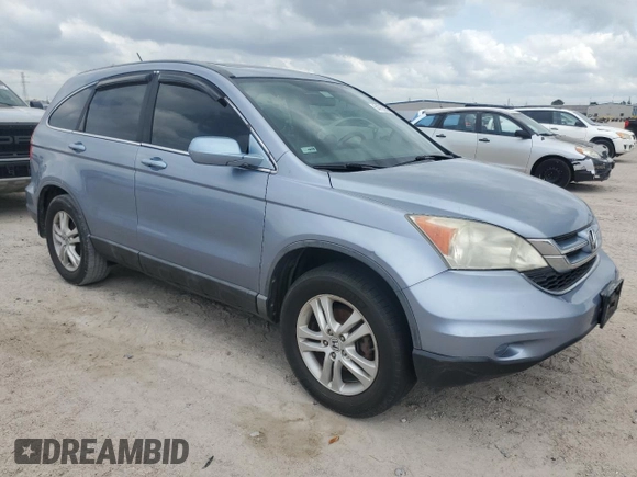 2011 Honda CR-V EX-L with VIN 5J6RE3H7XBL056647, listed as a Copart auction lot 54762925 with 130,394 mi miles and Salvage Title. Bid and sale history available at carsss.com. Image 4.