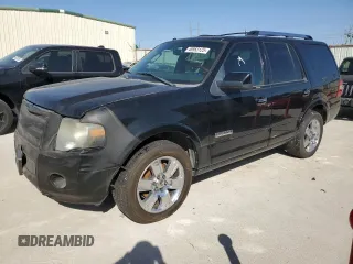 2008 Ford Expedition Limited with VIN 1FMFU20548LA54297, listed as a Copart auction lot 48953125 with 286,016 mi miles and Clean Title. Bid and sale history available at DreamBid. Image 1.