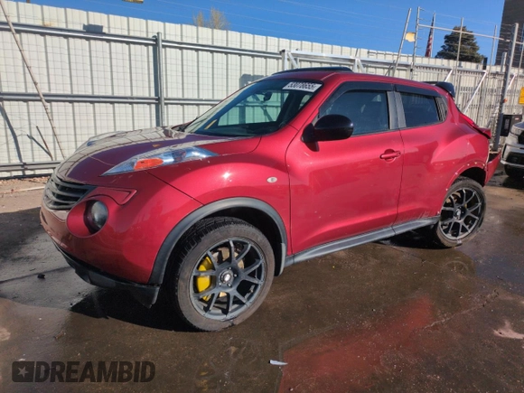 2013 Nissan Juke SV with VIN JN8AF5MV9DT211373, listed as a Copart auction lot 53078655 with Not Provided miles and Salvage Title. Bid and sale history available at carsss.com. Image 1.