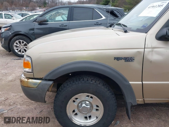2000 Ford Ranger XLT with VIN 1FTZR15X9YPB80316, listed as a IAAI auction lot 41961205 with 183,197 mi miles. Bid and sale history available at carsss.com. Image 14.