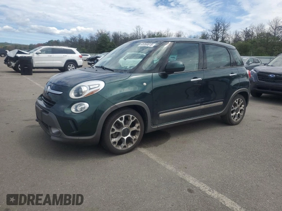 2014 FIAT 500L Trekking with VIN ZFBCFADHXEZ007335, listed as a Copart auction lot 65369515 with 150,538 mi miles and Salvage title. Bid and sale history available at DreamBid. Image 1.