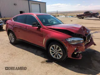 2018 BMW X6 xDrive50i with VIN 5UXKU6C54J0Z66522, listed as a Copart auction lot 50924585 with 49,359 mi miles and Salvage Title. Bid and sale history available at carsss.com. Image 4.