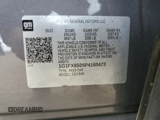 2023 Chevrolet Bolt EV 2LT z VIN 1G1FX6S05P4160473, wystawiony jako Copart lot #50808125 z przebiegiem 13 842 mil mil oraz Szkoda całkowita • Salvage title. Historia ofert i sprzedaży dostępna na DreamBid. Obrazek 14.