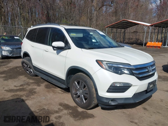 2017 Honda Pilot EX-L z VIN 5FNYF6H71HB061036, wystawiony jako IAAI lot #41891446 z przebiegiem 194 566 mil mil oraz . Historia ofert i sprzedaży dostępna na DreamBid. Obrazek 1.