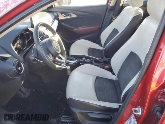 2018 Mazda CX-3 Grand Touring z VIN JM1DKFD75J0319224, wystawiony jako Copart lot #87504495 z przebiegiem 47 466 mil mil oraz Szkody całkowita. Historia ofert i sprzedaży dostępna na DreamBid. Obrazek 7.
