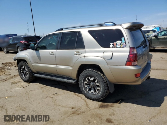 2004 Toyota 4Runner SR5 with VIN JTEBU14R540039339, listed as a Copart auction lot 54225685 with 220,937 mi miles and Clean Title. Bid and sale history available at DreamBid. Image 2.