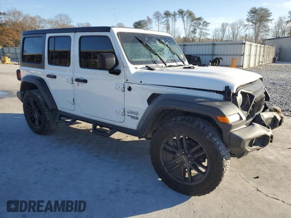 2018 Jeep Wrangler Unlimited Sport z VIN 1C4HJXDN4JW295178, wystawiony jako Copart lot #84921654 z przebiegiem 90 344 mil mil oraz Nie do naprawy • Non repairable. Historia ofert i sprzedaży dostępna na DreamBid. Obrazek 4.
