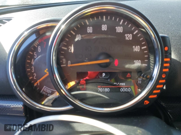2017 MINI Clubman Cooper S with VIN WMWLN9C53H2E49053, listed as a Copart auction lot 85800554 with 70,180 mi miles and Salvage Title. Bid and sale history available at carsss.com. Image 9.