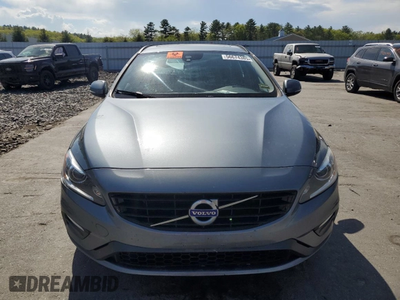 2018 Volvo V60 Dynamic with VIN YV140MEL2J2379191, listed as a Copart auction lot 56674385 with Not provided miles and Salvage title. Bid and sale history available at DreamBid. Image 5.