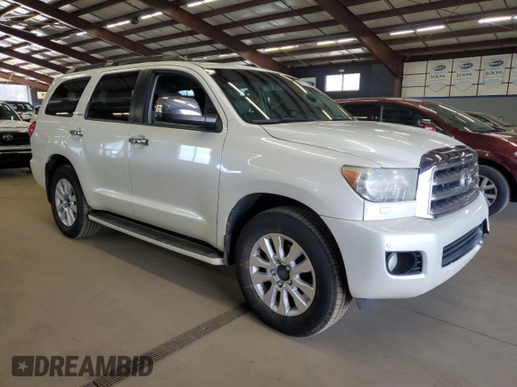 2014 Toyota Sequoia Platinum with VIN 5TDDY5G13ES105626, listed as a Copart auction lot 53572755 with 167,450 mi miles and Clean Title. Bid and sale history available at carsss.com. Image 4.