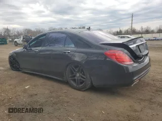 2017 Mercedes-Benz S 550 with VIN WDDUG8FB8HA314995, listed as a Copart auction lot 47181875 with 66,830 mi miles and Salvage Title. Bid and sale history available at carsss.com. Image 2.