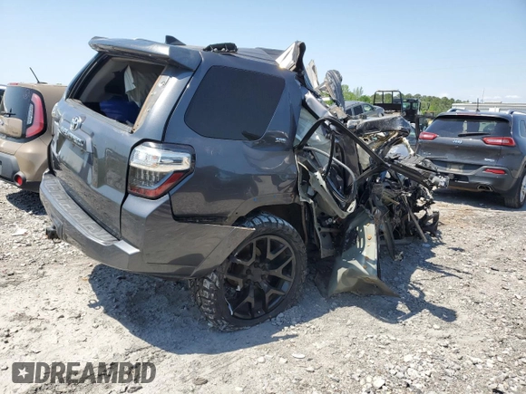 2017 Toyota 4Runner SR5 with VIN JTEZU5JR0H5155342, listed as a Copart auction lot 52781005 with Not provided miles and Salvage title. Bid and sale history available at DreamBid. Image 3.
