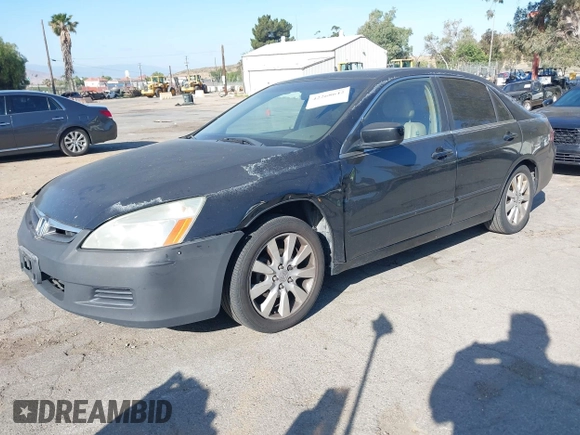 2006 Honda Accord EX-L z VIN 1HGCM665X6A066714, wystawiony jako IAAI lot #42268642 z przebiegiem 243 025 mil mil oraz . Historia ofert i sprzedaży dostępna na DreamBid. Obrazek 2.