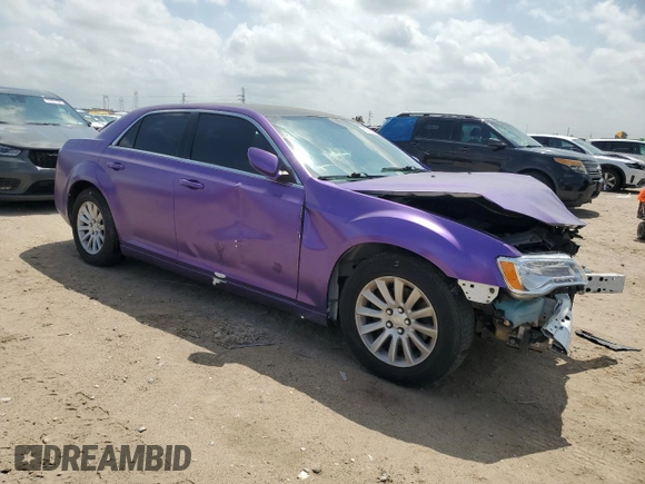 2014 Chrysler 300 with VIN 2C3CCAAG3EH378035, listed as a Copart auction lot 50788345 with 146,535 mi miles and Salvage Title. Bid and sale history available at DreamBid. Image 4.