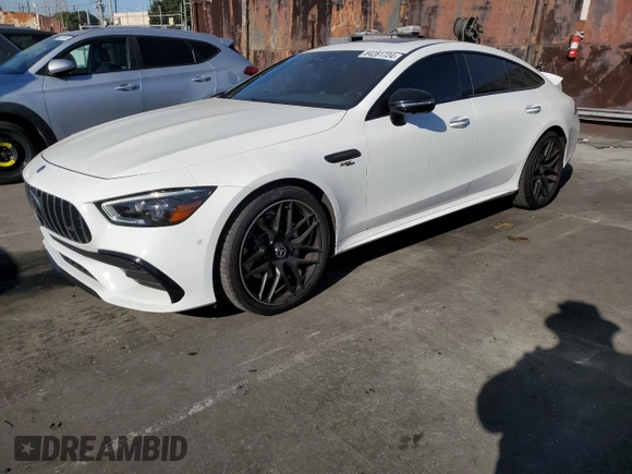 2021 Mercedes-Benz AMG GT 43 с VIN W1K7X5KB8MA039589, выставлен на аукционе Copart как лот 84281724 с пробегом 67 420 миль миль и Списание • Salvage title. История ставок и продаж доступна на DreamBid. Изображение 1.