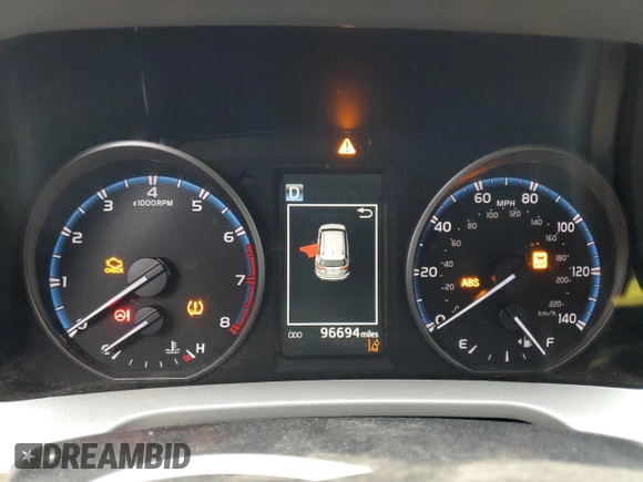 2017 Toyota RAV4 XLE with VIN 2T3WFREV0HW371653, listed as a Copart auction lot 43712935 with 96,694 mi miles and Salvage Title. Bid and sale history available at carsss.com. Image 9.