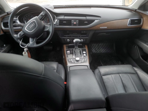 2014 Audi A7 Prestige with VIN WAU2GAFC0EN131545, listed as a Copart auction lot 57294245 with 117,646 mi miles and Salvage title. Bid and sale history available at DreamBid. Image 8.
