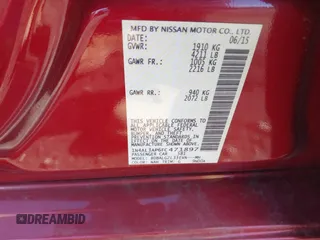2015 Nissan Altima 2.5 S with VIN 1N4AL3AP6FC471897, listed as a IAAI auction lot 41882021 with 120,948 mi miles. Bid and sale history available at carsss.com. Image 9.