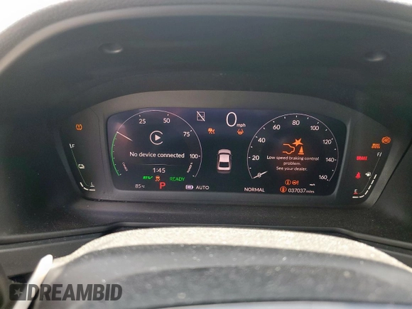 2023 Honda Accord Touring with VIN 1HGCY2F89PA033020, listed as a Copart auction lot 61122135 with 37,037 mi miles and Salvage title. Bid and sale history available at DreamBid. Image 9.