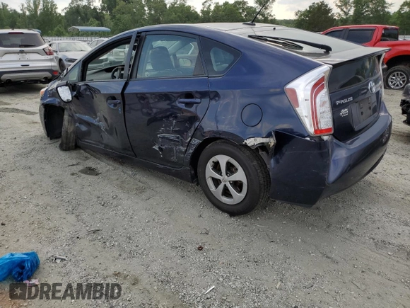 2015 Toyota Prius Four with VIN JTDKN3DU9F0449727, listed as a Copart auction lot 57883005 with 101,835 mi miles and Salvage title. Bid and sale history available at DreamBid. Image 2.