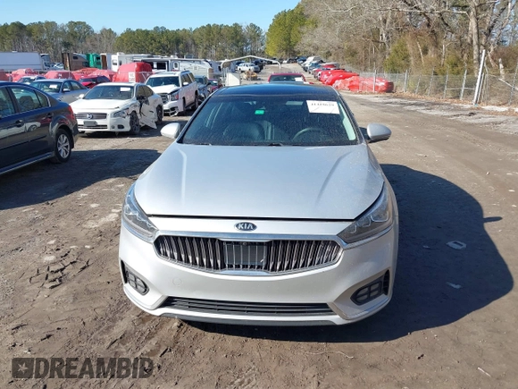 2017 Kia Cadenza Limited with VIN KNALC4J13H5092381, listed as a IAAI auction lot 41418629 with 124,694 mi miles. Bid and sale history available at carsss.com. Image 12.