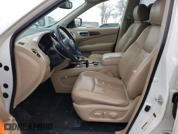 2018 Nissan Pathfinder SV z VIN 5N1DR2MM6JC655324, wystawiony jako Copart lot #88521275 z przebiegiem 125 528 mil mil oraz Szkoda całkowita • Salvage title. Historia ofert i sprzedaży dostępna na DreamBid. Obrazek 7.