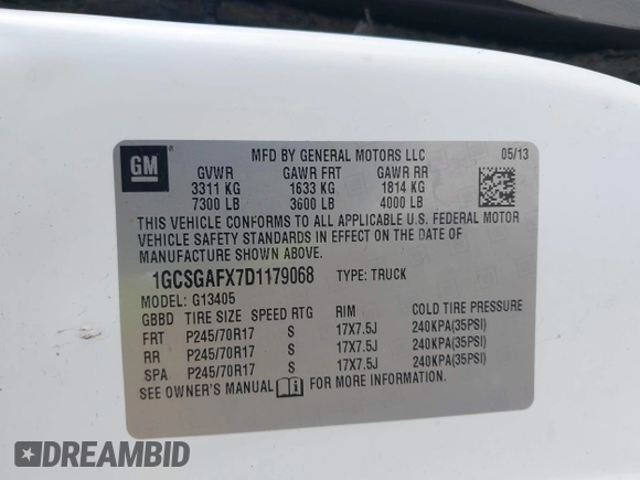 2013 Chevrolet Express Cargo z VIN 1GCSGAFX7D1179068, wystawiony jako IAAI lot #42416117 z przebiegiem 203 041 mil mil oraz . Historia ofert i sprzedaży dostępna na DreamBid. Obrazek 9.