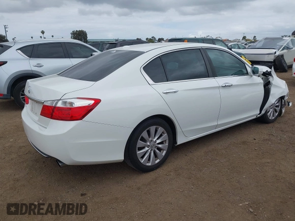 2013 Honda Accord Sdn EX-L with VIN 1HGCR2F83DA223548, listed as a IAAI auction lot 42032953 with 77,432 mi miles. Bid and sale history available at carsss.com. Image 4.