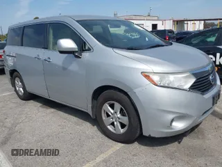 2015 Nissan Quest SV with VIN JN8AE2KP7F9126067, listed as a IAAI auction lot 42023886 with 62,251 mi miles. Bid and sale history available at carsss.com. Image 1.