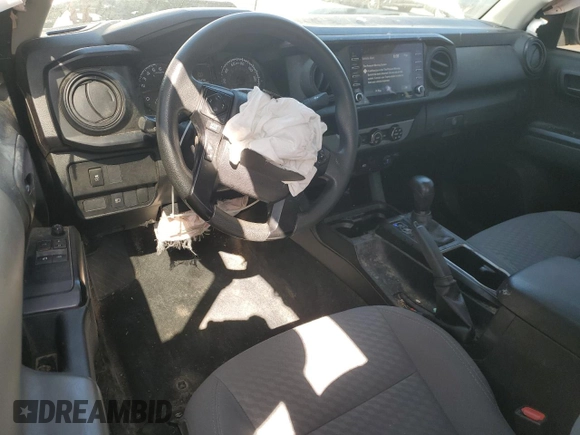 2021 Toyota Tacoma SR with VIN 3TYRX5GNXMT030793, listed as a Copart auction lot 58093425 with 122,039 mi miles and Salvage title. Bid and sale history available at DreamBid. Image 8.