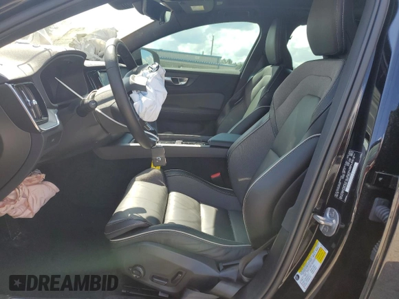 2024 Volvo S60 Plus Black Edition with VIN 7JRL12TH2RG315556, listed as a Copart auction lot 61550335 with 11,061 mi miles and Salvage title. Bid and sale history available at DreamBid. Image 7.