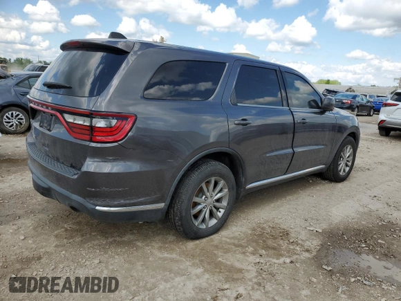 2017 Dodge Durango SXT with VIN 1C4RDHAGXHC936448, listed as a Copart auction lot 54899925 with 118,963 mi miles and Clean title. Bid and sale history available at DreamBid. Image 3.