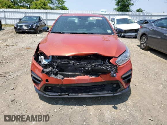 2021 Kia Forte GT-Line with VIN 3KPF34AD0ME280901, listed as a Copart auction lot 59275865 with 109,577 mi miles and Salvage title. Bid and sale history available at DreamBid. Image 5.