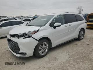 2023 Toyota Sienna Platinum z VIN 5TDESKFC5PS098477, wystawiony jako Copart lot #49602465 z przebiegiem 51 258 mil mil oraz Szkoda całkowita • Salvage title. Historia ofert i sprzedaży dostępna na DreamBid. Obrazek 1.