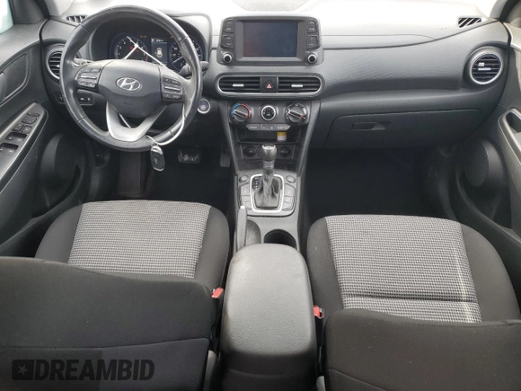 2021 Hyundai Kona SEL Plus with VIN KM8K6CAA8MU626504, listed as a Copart auction lot 87601905 with 127,729 mi miles and Salvage Title. Bid and sale history available at carsss.com. Image 8.