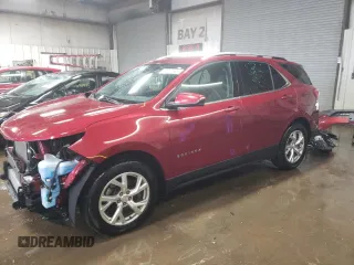 2020 Chevrolet Equinox LT with VIN 3GNAXLEX8LS587222, listed as a Copart auction lot 46708645 with 50,818 mi miles and Salvage Title. Bid and sale history available at carsss.com. Image 1.