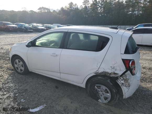 2016 Chevrolet Sonic LS with VIN 1G1JA6SH3G4169464, listed as a Copart auction lot 81033884 with 107,742 mi miles and Salvage Title. Bid and sale history available at carsss.com. Image 2.