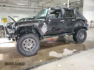 2008 Jeep Wrangler Unlimited X с VIN 1J4GA39128L632897, выставлен на аукционе Copart как лот 55282115 с пробегом 167 844 миль миль и Списание • Salvage title. История ставок и продаж доступна на DreamBid. Изображение 1.
