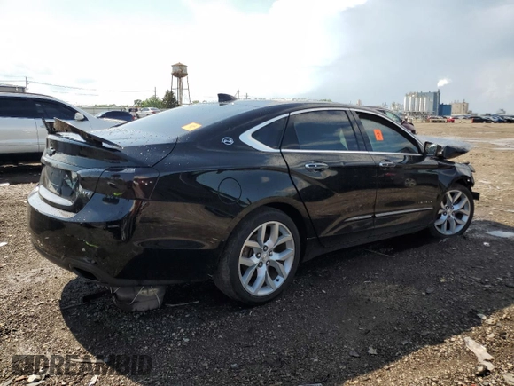 2016 Chevrolet Impala LTZ with VIN 2G1145S33G9131400, listed as a Copart auction lot 61846385 with Not provided miles and Salvage title. Bid and sale history available at DreamBid. Image 3.