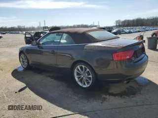 2013 Audi A5 Premium Plus with VIN WAULFAFH6DN017342, listed as a Copart auction lot 49815795 with 108,488 mi miles and Salvage Title. Bid and sale history available at carsss.com. Image 2.