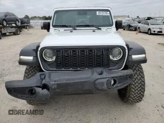 2024 Jeep Wrangler Sport with VIN 1C4PJXDG7RW364535, listed as a Copart auction lot 89122785 with 1,631 mi miles and Salvage Title. Bid and sale history available at DreamBid. Image 5.