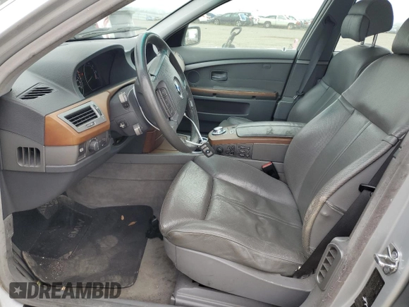 2003 BMW 7 Series 745i with VIN WBAGL63483DP64521, listed as a Copart auction lot 54973345 with 88,995 mi miles and Clean title. Bid and sale history available at DreamBid. Image 7.