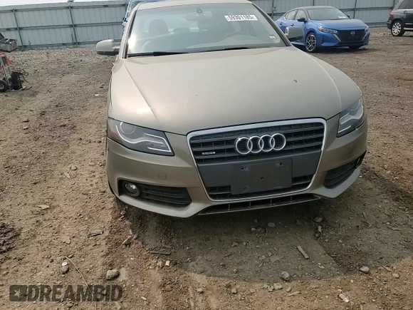 2011 Audi A4 Premium Plus with VIN WAUFFAFL4BN009433, listed as a Copart auction lot 59301185 with 122,158 mi miles and Salvage title. Bid and sale history available at DreamBid. Image 13.